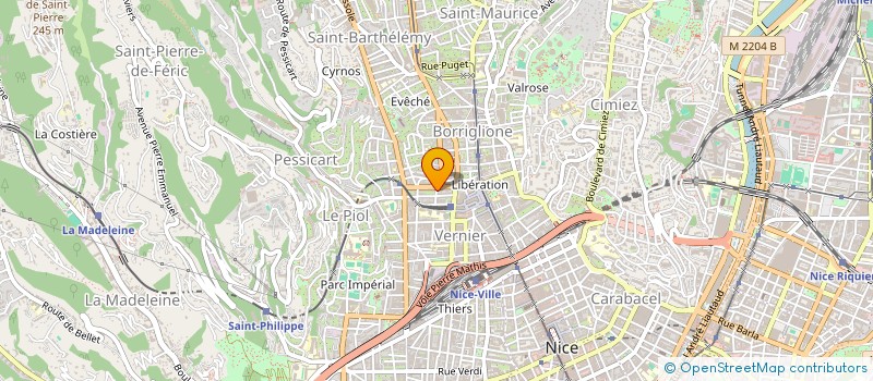 localisation de l'entreprise MONSIEUR MOHAMED MAHJOUB à NICE