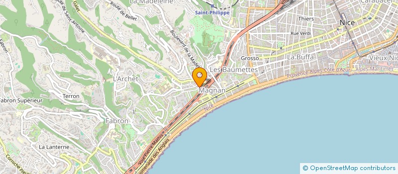 localisation de l'entreprise MONSIEUR MOHAMED MAHJOUB à NICE