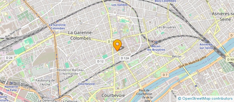 localisation de l'entreprise MONSIEUR MOHAMED MAHKLOUS à COURBEVOIE