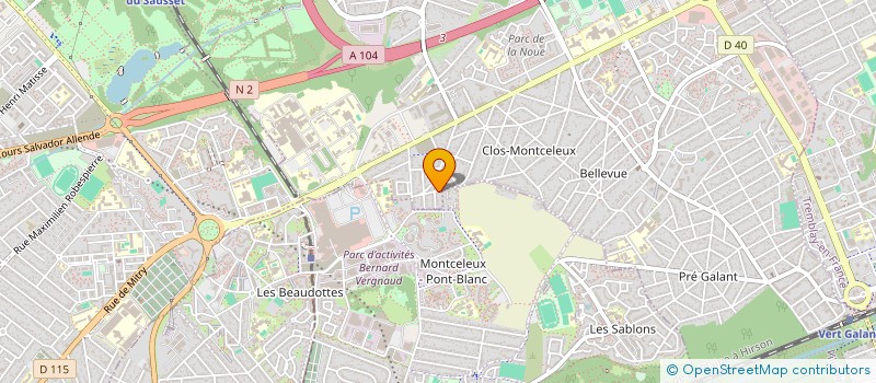localisation de l'entreprise MONSIEUR MOHAMED MAHROS HASSAN à VILLEPINTE