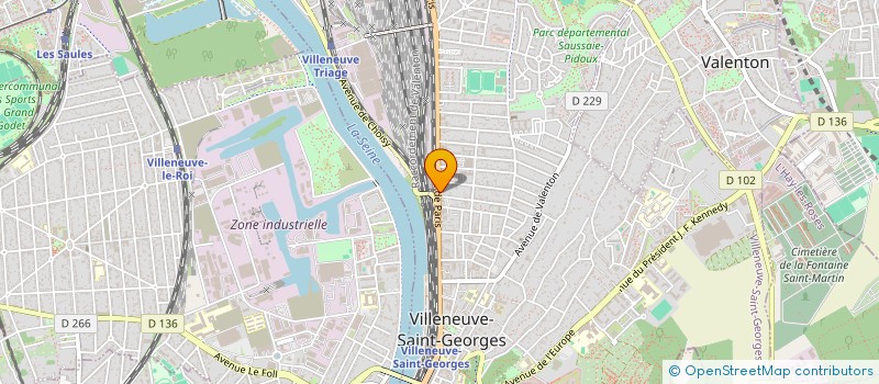 localisation de l'entreprise MONSIEUR MOHAMED MAHROUK  VILLENEUVE-SAINT-GEORGES