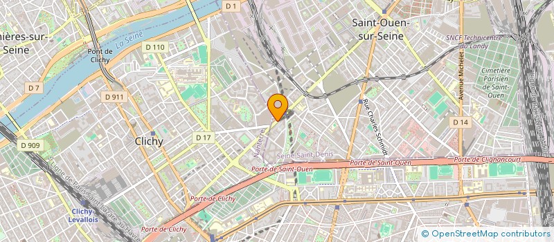 localisation de l'entreprise MONSIEUR MOHAMED MAIGA à SAINT-OUEN-SUR-SEINE
