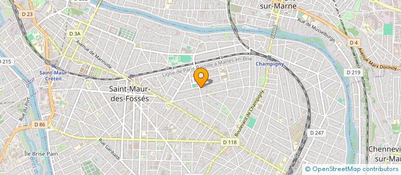 localisation de l'entreprise MONSIEUR MOHAMED MAJOUR à SAINT-MAUR-DES-FOSSES
