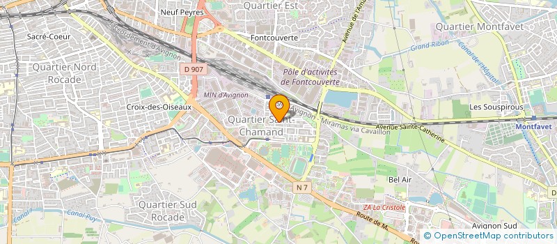localisation de l'entreprise MONSIEUR MOHAMED MAJOUT à AVIGNON