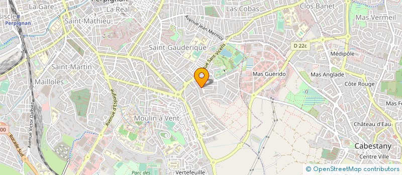 localisation de l'entreprise MONSIEUR MOHAMED MAKHDAR  PERPIGNAN