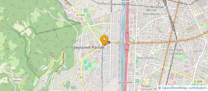 localisation de l'entreprise MONSIEUR MOHAMED MAKHLOUF à SEYSSINET-PARISET