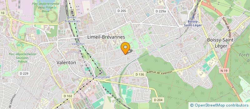 localisation de l'entreprise MONSIEUR MOHAMED MAKNI  LIMEIL-BREVANNES