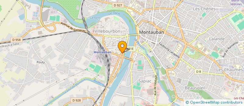 localisation de l'entreprise MONSIEUR MOHAMED MALAININ AOMAR  MONTAUBAN