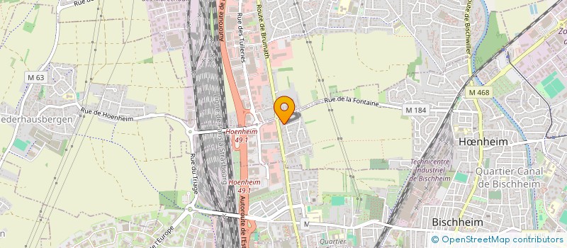 localisation de l'entreprise MONSIEUR MOHAMED MALEK  HNHEIM