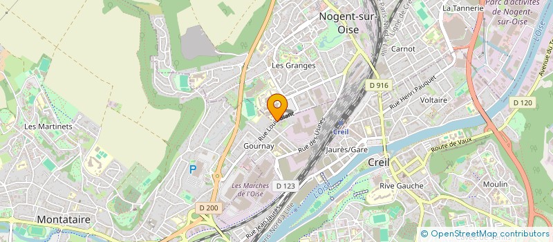 localisation de l'entreprise MONSIEUR MOHAMED MALIK ABAKAR  CREIL