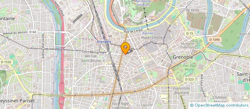 localisation de l'entreprise MONSIEUR MOHAMED-MALIK ISHAK  GRENOBLE