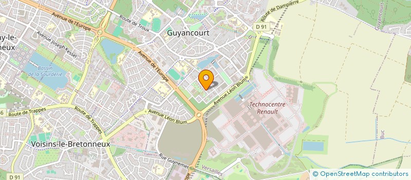 localisation de l'entreprise MONSIEUR MOHAMED MALLEM  GUYANCOURT