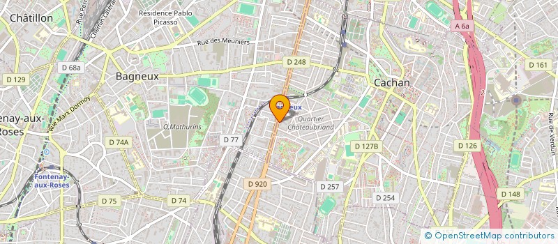 localisation de l'entreprise MONSIEUR MOHAMED MALLOUG  CACHAN