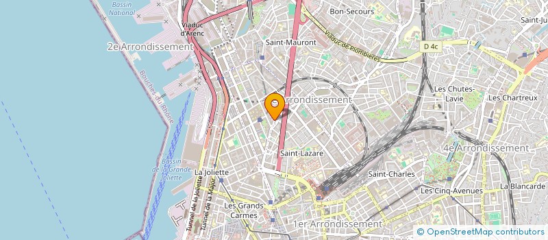 localisation de l'entreprise MONSIEUR MOHAMED MAMMA  MARSEILLE