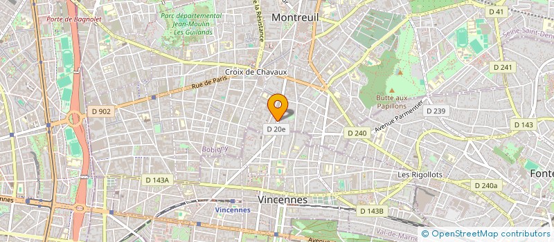 localisation de l'entreprise MONSIEUR MOHAMED MANAA  MONTREUIL