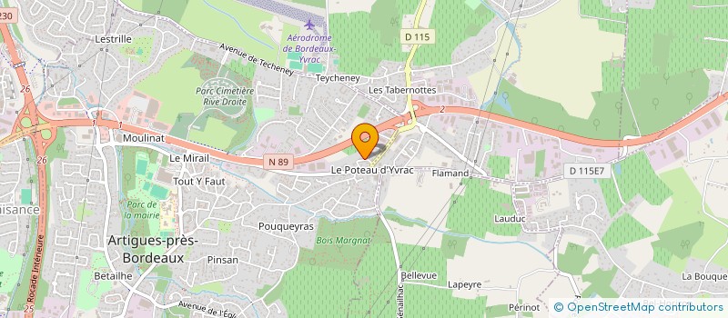 localisation de l'entreprise MONSIEUR MOHAMED MANE AHMED LEVRAME  ARTIGUES-PRES-BORDEAUX