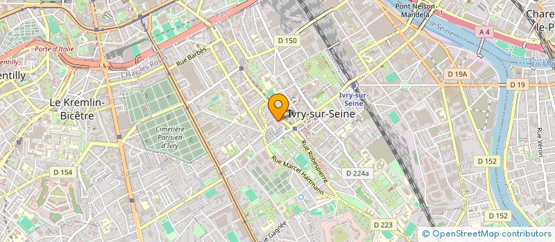 localisation de l'entreprise MONSIEUR MOHAMED MANNAD  IVRY-SUR-SEINE