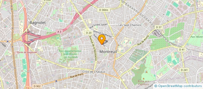 localisation de l'entreprise MONSIEUR MOHAMED MANSOUR à MONTREUIL