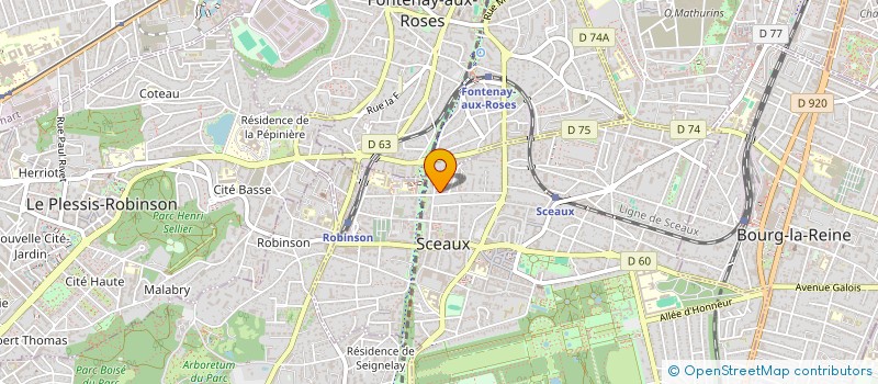 localisation de l'entreprise MONSIEUR MOHAMED MANSOUR à SCEAUX
