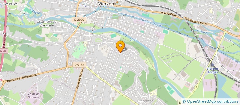 localisation de l'entreprise MONSIEUR MOHAMED MANSOUR  VIERZON