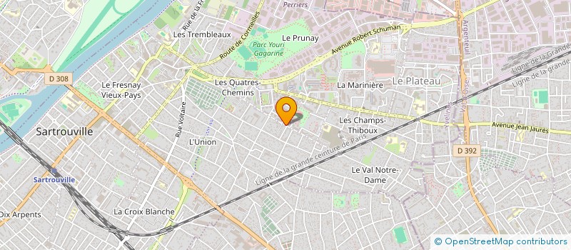 localisation de l'entreprise MONSIEUR MOHAMED MAOUCHE  SARTROUVILLE