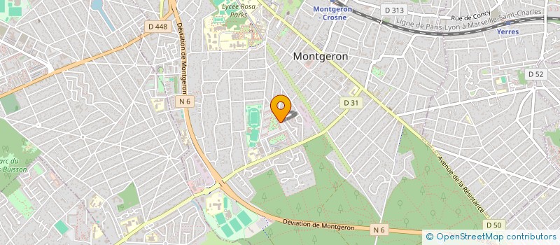localisation de l'entreprise MONSIEUR MOHAMED MARBOUH à MONTGERON