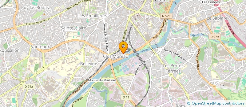 localisation de l'entreprise MONSIEUR MOHAMED MARH-ZHOOCK à LIMOGES