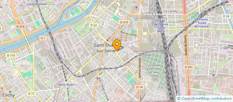 localisation de l'entreprise MONSIEUR MOHAMED MARIH à SAINT-OUEN-SUR-SEINE