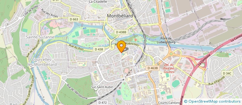localisation de l'entreprise MONSIEUR MOHAMED MARIH  MONTBELIARD