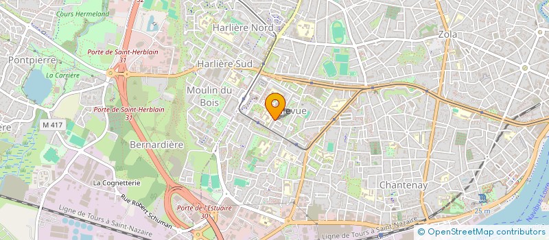 localisation de l'entreprise MONSIEUR MOHAMED MAROUAN à NANTES