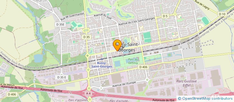 localisation de l'entreprise MONSIEUR MOHAMED MAROUANE RASSAA  BUSSY-SAINT-GEORGES