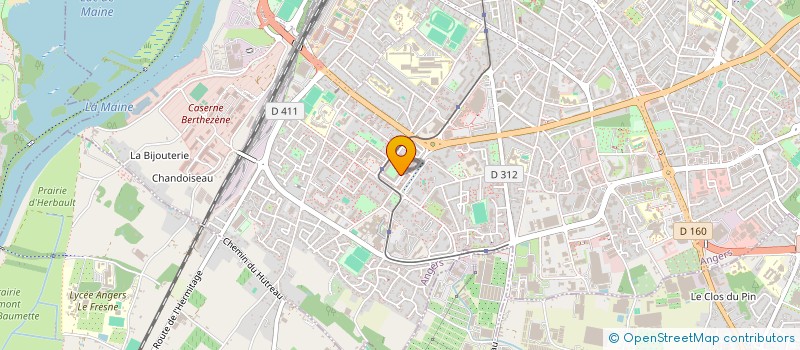 localisation de l'entreprise MONSIEUR MOHAMED MARZOUK  ANGERS