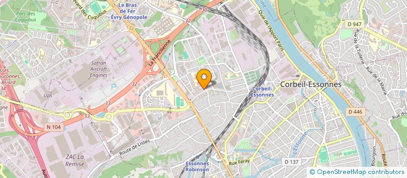 localisation de l'entreprise MONSIEUR MOHAMED MARZOUK à CORBEIL-ESSONNES