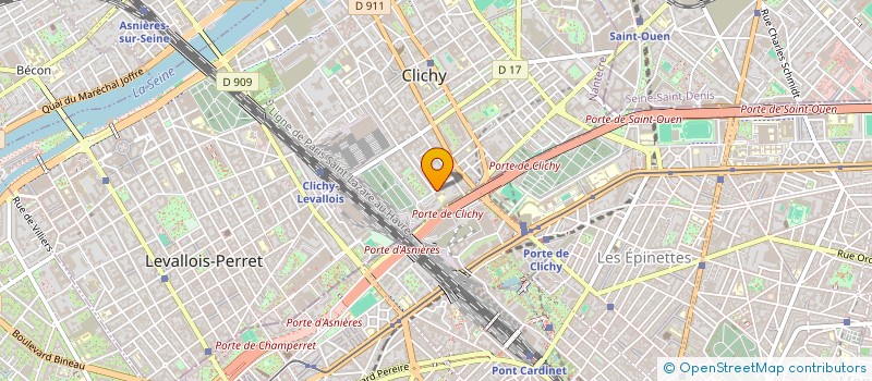 localisation de l'entreprise MONSIEUR MOHAMED MARZOUKI  CLICHY