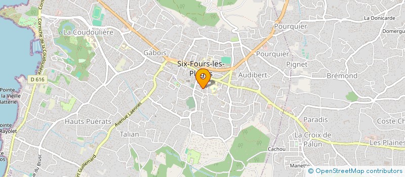 localisation de l'entreprise MONSIEUR MOHAMED MASKOURI à SIX-FOURS-LES-PLAGES