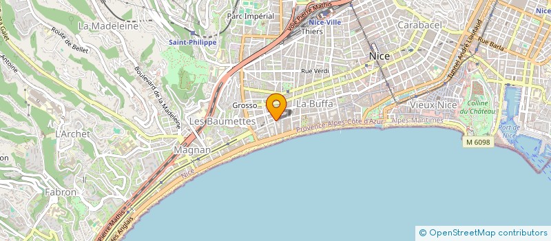localisation de l'entreprise MONSIEUR MOHAMED MATHLOUTHI à NICE