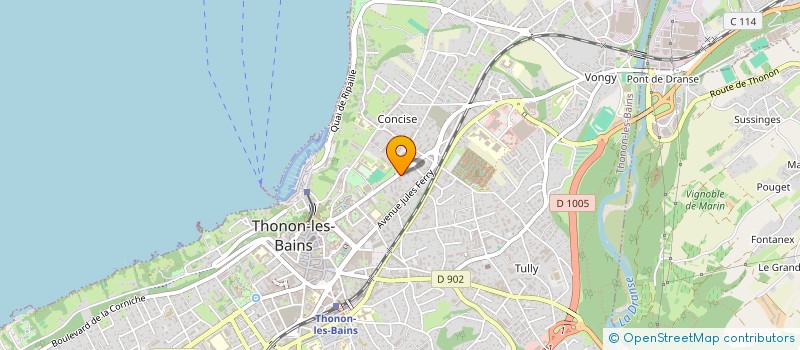 localisation de l'entreprise MONSIEUR MOHAMED MAYAKI à THONON-LES-BAINS