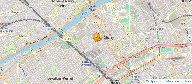 localisation de l'entreprise MONSIEUR MOHAMED MAZARI à CLICHY
