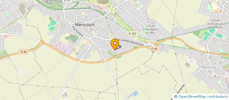 localisation de l'entreprise MONSIEUR MOHAMED MAZIL  MERICOURT