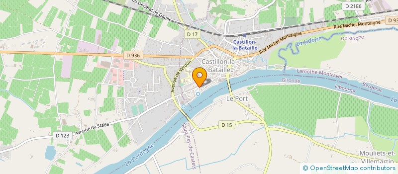 localisation de l'entreprise MONSIEUR MOHAMED MAZOUZI à CASTILLON-LA-BATAILLE