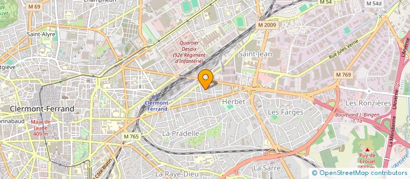 localisation de l'entreprise MONSIEUR MOHAMED MAZZAL  CLERMONT-FERRAND