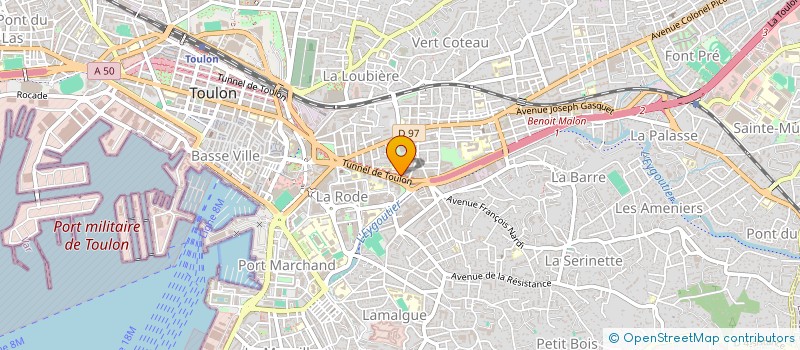 localisation de l'entreprise MONSIEUR MOHAMED MBAREK  TOULON