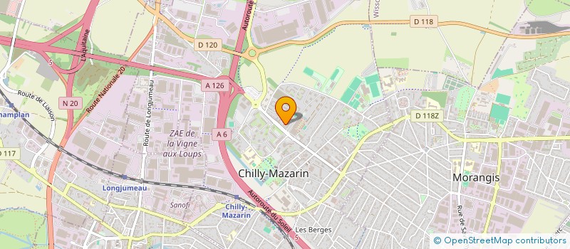 localisation de l'entreprise MONSIEUR MOHAMED MCHAREK  CHILLY-MAZARIN