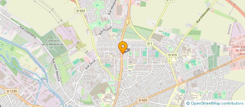 localisation de l'entreprise MONSIEUR MOHAMED MEBAREK à AMIENS