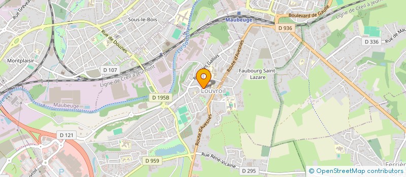 localisation de l'entreprise MONSIEUR MOHAMED MEBROUK  LOUVROIL