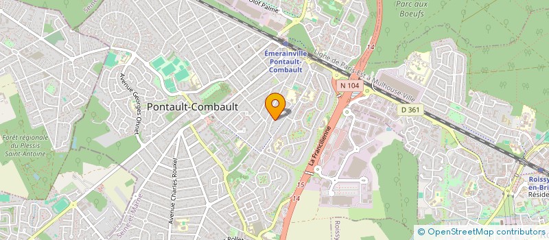 localisation de l'entreprise MONSIEUR MOHAMED MECHERGUI à PONTAULT-COMBAULT