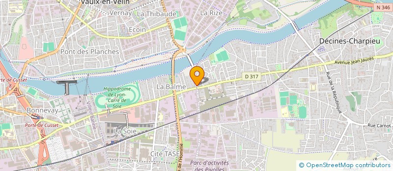 localisation de l'entreprise MONSIEUR MOHAMED MECHHAT  DECINES CHARPIEU