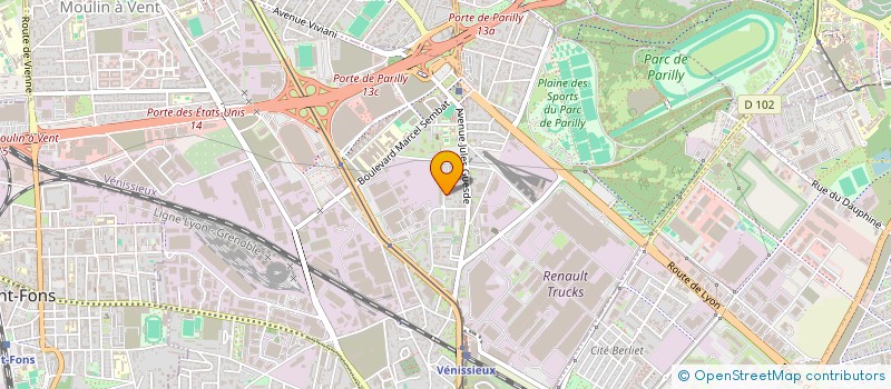 localisation de l'entreprise MONSIEUR MOHAMED MECIDI  VENISSIEUX