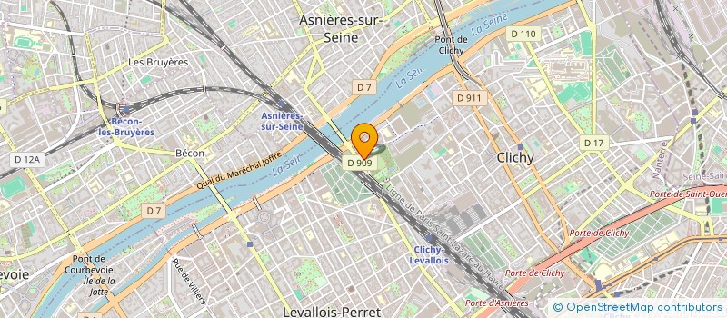 localisation de l'entreprise MONSIEUR MOHAMED MEDAOUD à CLICHY