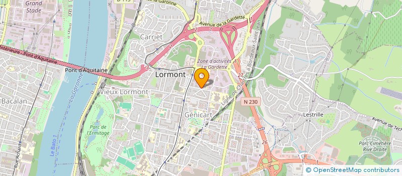 localisation de l'entreprise MONSIEUR MOHAMED MEDEGHRI  LORMONT